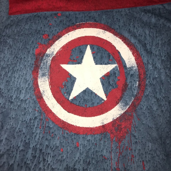 Marvel Other - Marvel - Captain America Graphic T-Shirt - Size L